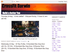 Tablet Screenshot of crossfitdarwin.com